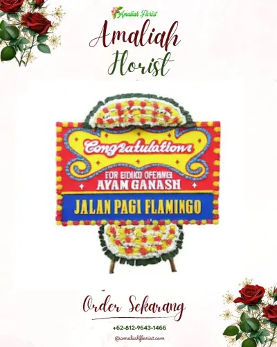 Bunga Papan Congratulation di Belian